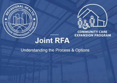Joint RFA Understanding the process and options